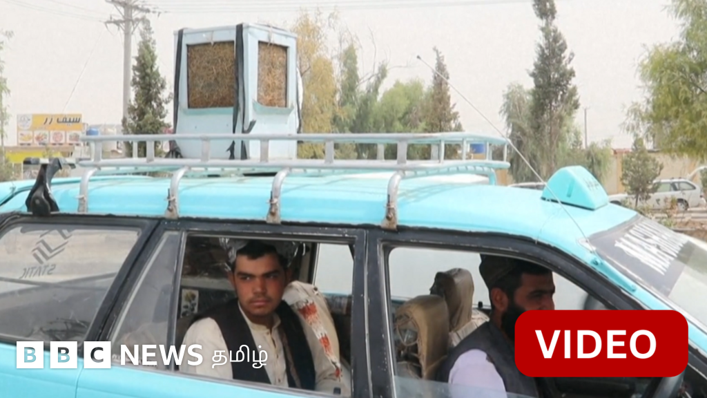 ஆப்கனில் சுட்டெரிக்கும் வெயிலை சமாளிக்க டாக்ஸி ஓட்டுநர்கள் புதிய உத்தி 