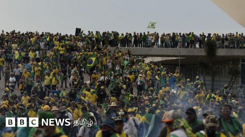 பிரேசிலில் நடப்பது என்ன? போல்சனாரோ வன்முறை குறித்து என்ன கூறினார்?