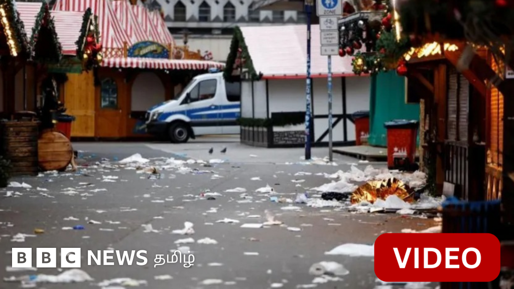 ஜெர்மனியில் கிறிஸ்துமஸ் சந்தைக்குள் தாறுமாறாக ஓடிய கார் மோதி 4 பேர் பலி - 200 பேர் காயம்