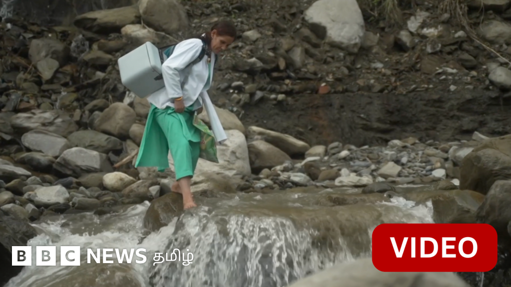 காணொளி: குழந்தைகளுக்கு தடுப்பூசி செலுத்த இமயமலையில் பெண் ஆபத்தான பயணம் 
