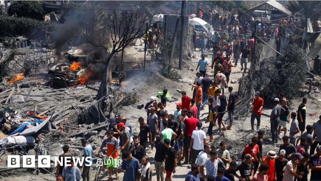 காஸா: மனிதாபிமான மண்டலத்தில் நடந்த தாக்குதலில் 90 பேர் பலி - ஹமாஸ் குற்றச்சாட்டும் இஸ்ரேல் பதிலும்