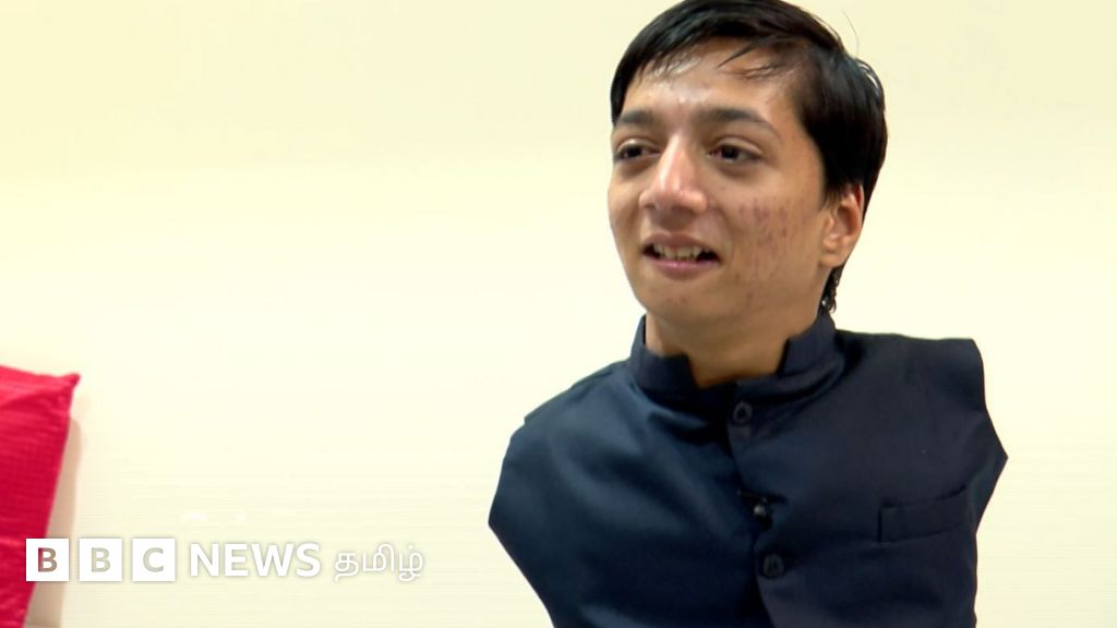 கல்விக்காக விழிப்புணர்வு ஏற்படுத்தும் மாற்றுத்திறனாளி இளைஞர்