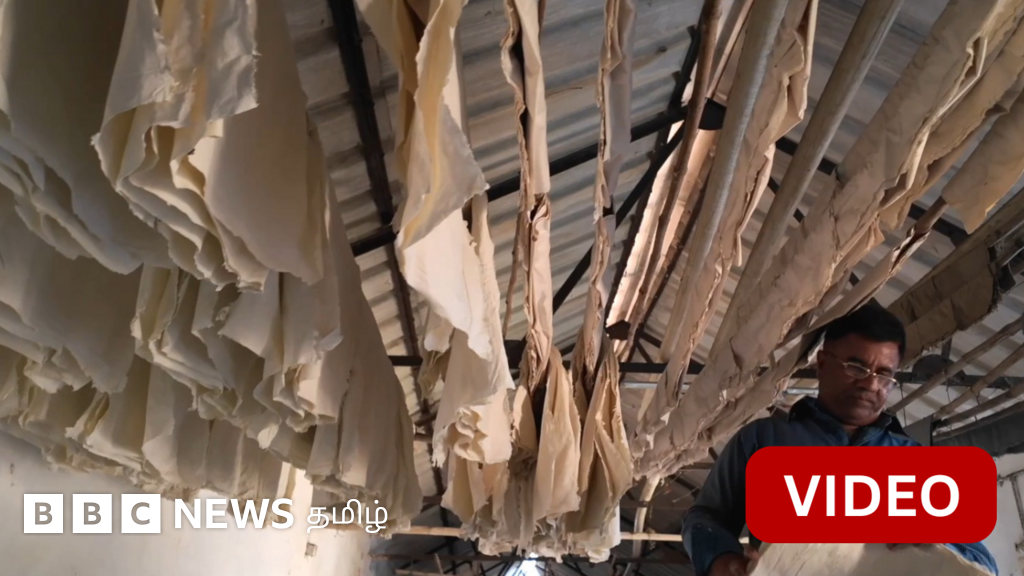 கந்தல் துணிகளை காகிதங்களாக மாற்றும் இந்தியாவின் 'காகித கிராமம்'