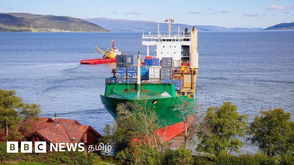 வீட்டுத் தோட்டத்தில் மோதி நின்ற கப்பல் - காலையில் கண்விழித்தவருக்கு அதிர்ச்சி