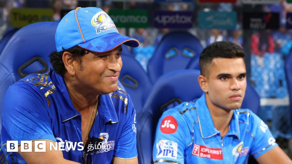 ஐ.பி.எல். அறிமுக ஆட்டத்தில் மகன் பந்துவீசும் போது சச்சினை நேரலையில் பார்த்தீர்களா? அவர் எங்கே இருந்தார் தெரியுமா?