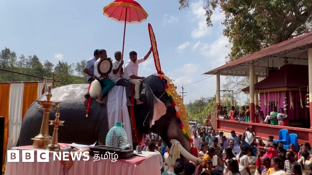 நீலகிரி: கோவிலில் பக்தர்களை கவரும் ரோபோ யானை - உயிருள்ள யானை போல என்னவெல்லாம் செய்யும் தெரியுமா?