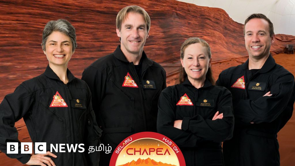 நாசாவின் 'மாதிரி' செவ்வாய்க் கிரகத்தில் ஒரு வருடம் வாழ்ந்த 4 பேர் - பூமியில் ஒரு விண்வெளி வாழ்க்கை