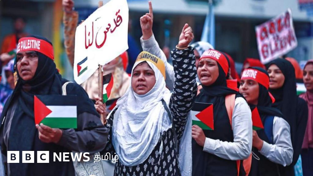 கேரளா பாலத்தீன ஆதரவு பேரணியில் காணொளி மூலம் ஹமாஸ் தலைவர் பேசியதால் சர்ச்சை