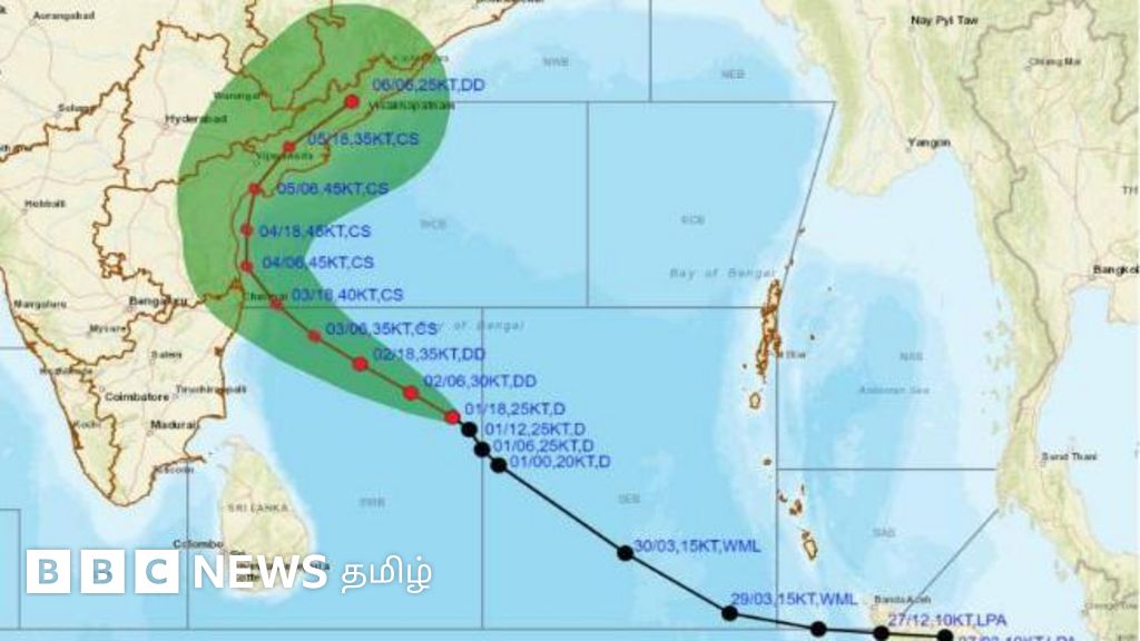 மிக்ஜம் புயல்: தமிழ்நாட்டை நெருங்கும் புயல், கரையைக் கடக்கும் தேதி மாற்றம் - சமீபத்திய தகவல்கள்