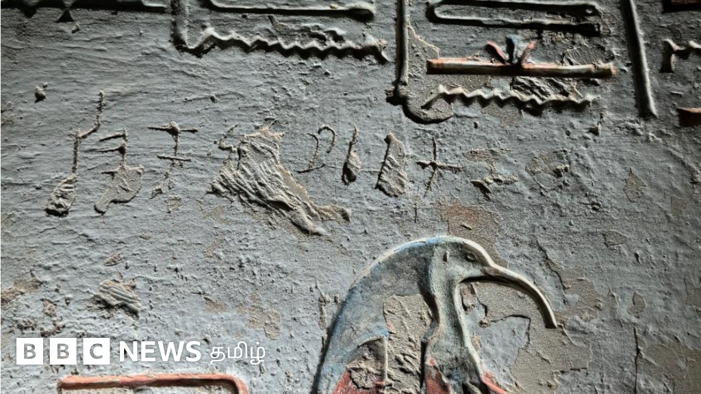 எகிப்தில் மன்னர் பள்ளத்தாக்கில் கிரேக்கத்துக்கு மேலே தமிழை பொறித்த 'சிகை கொற்றன்' யார்?