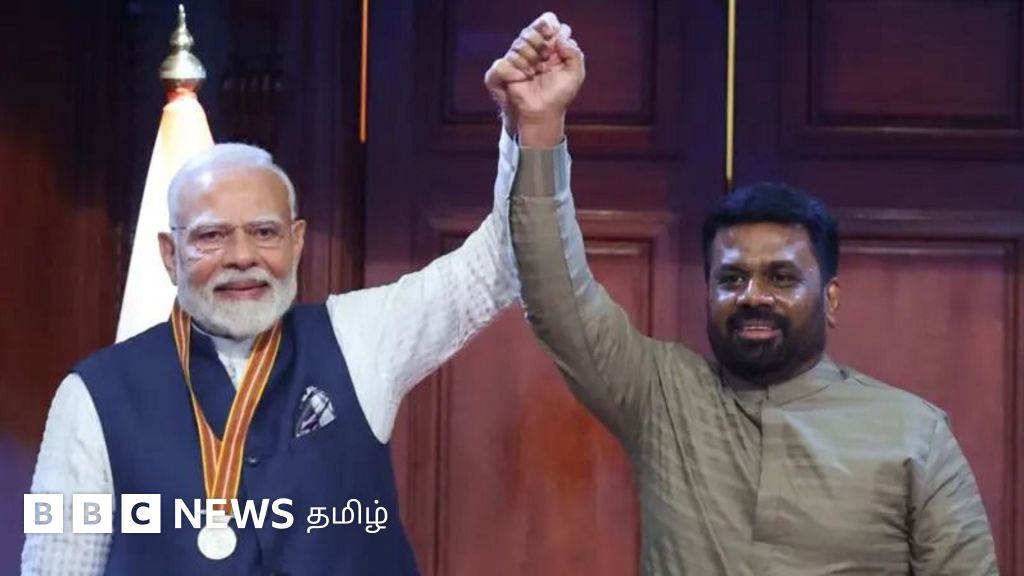 இலங்கை: மோதிக்கு அதிவுயர் கௌரவ விருது; மீனவர்கள் பிரச்னை பற்றி அநுர சொன்னது என்ன?