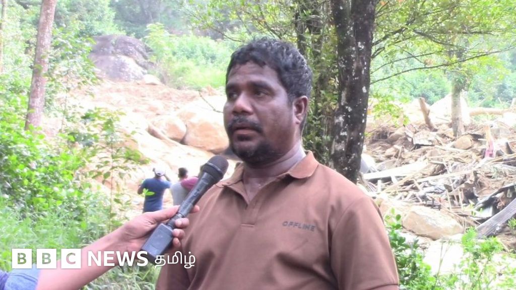 இலங்கை: மண்சரிவில் புதைந்த சடலங்களை உறவினர்களே தேடி எடுக்கும் அவலம் - பிபிசி தமிழ் நேரில் கண்டவை