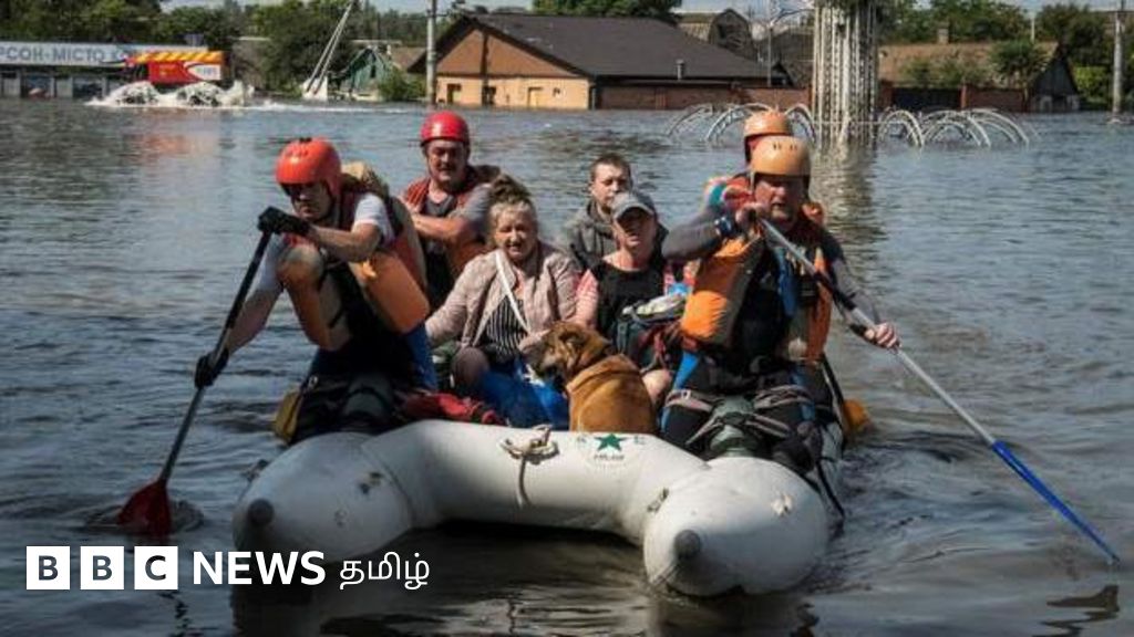 யுக்ரேனில் அணை தகர்ப்பு: வெள்ளக்காடான 100 சிறு நகரங்கள், கிராமங்கள் - பல லட்சம் பேர் பரிதவிப்பு
