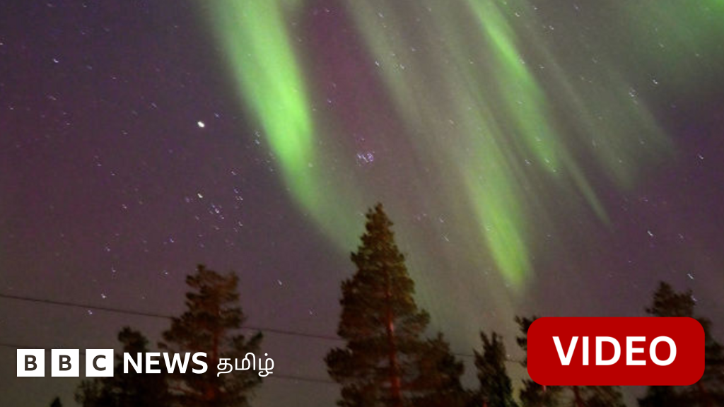 வானத்தில் ஒளிர்ந்த அரோரா - மனதை மயக்கும் காட்சி