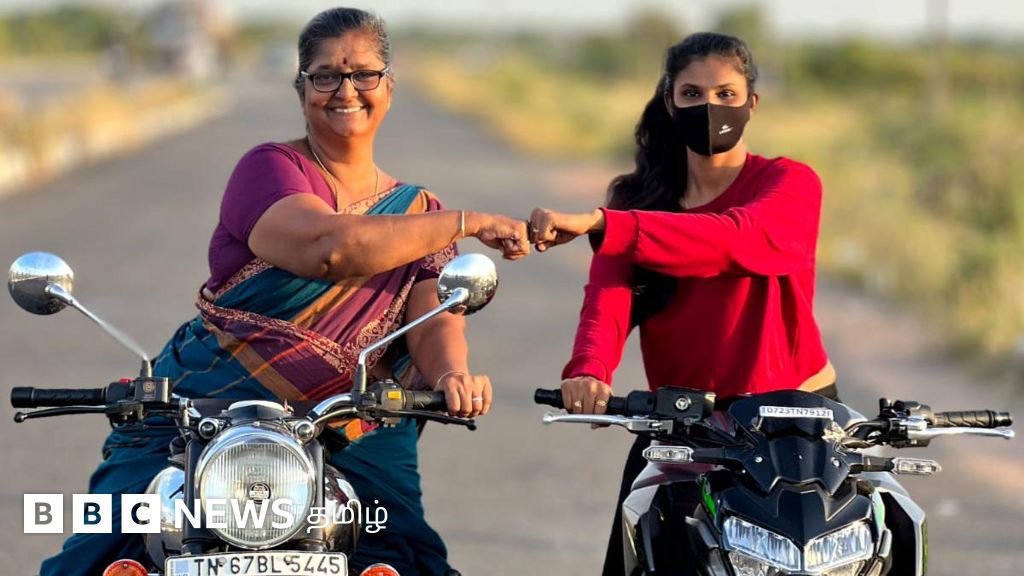 லட்சுமி: ராயல் என்ஃபீல்ட் ஓட்டும் 56 வயது பெண் - 30 ஆண்டு மனத்தடையை உடைத்த 'அந்த தருணம்' எது?