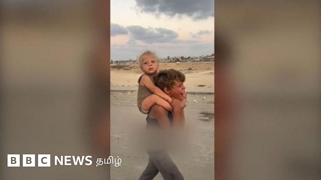 10 கி.மீ தம்பியை தோளில் சுமந்துச் சென்ற காஸா சிறுவன் - வைரல் வீடியோவின் அதிர்ச்சி பின்னணி