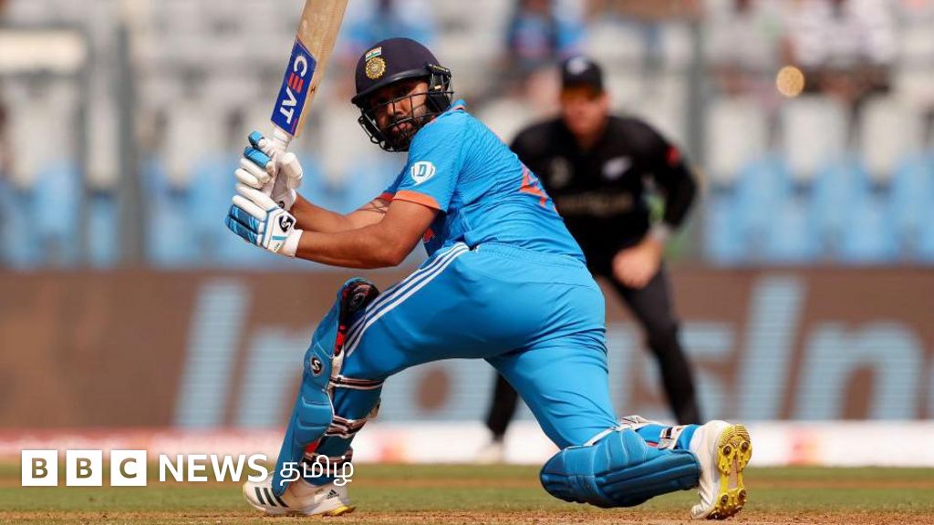 நியூசிலாந்துக்கு எதிராக இந்தியா அதிரடி தொடக்கம் - கேப்டன் ரோகித் சர்மா புதிய சாதனை