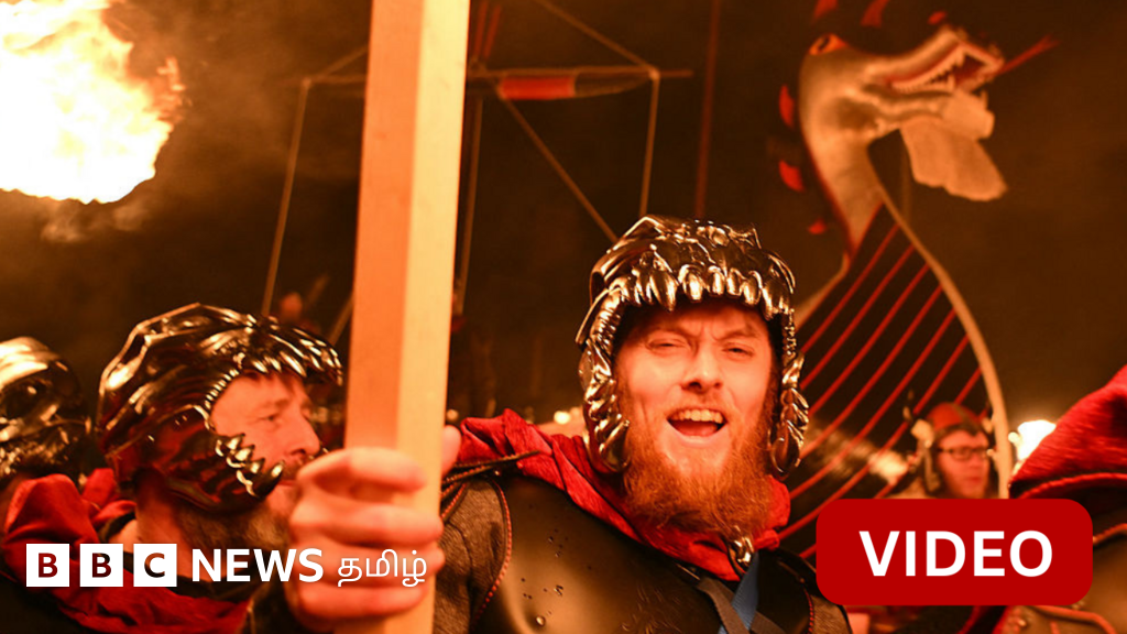 ஸ்காட்லாந்தை ஒளிரச் செய்த நெருப்புத் திருவிழா