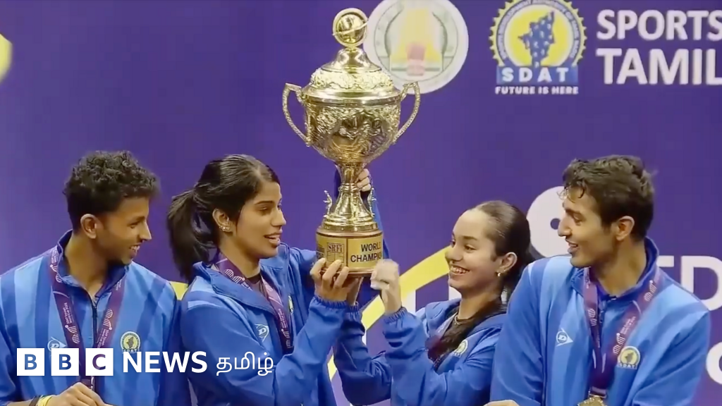 ஸ்குவாஷ் உலகக் கோப்பை: முதல் முறையாக சாம்பியன் பட்டம் வென்றது இந்தியா