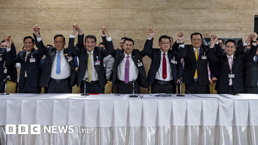 เพื่อไทยปิดดีลรัฐบาล 314 เสียง แจกเก้าอี้ ครม. 6 พรรค มั่นใจเสียงโหวตหนุนเศรษฐานั่งเก้าอี้นายกฯ