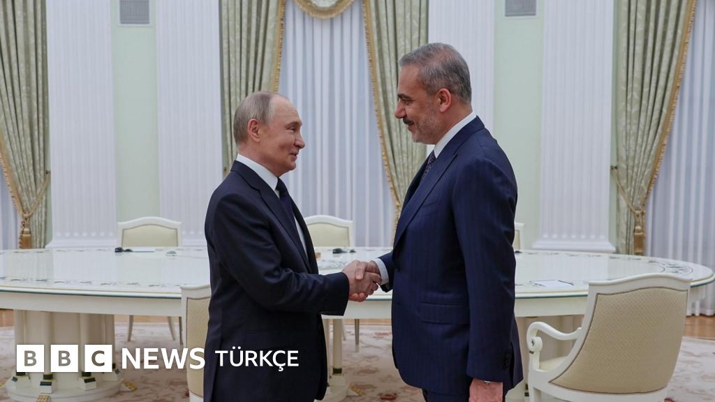 Dışişleri Bakanı Hakan Fidan Moskova'da Rusya lideri Putin'le görüştü
