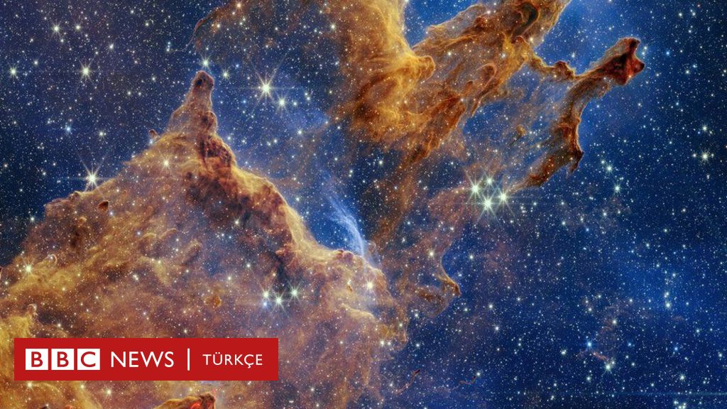 The James Webb telescope observes the Pillars of Creation