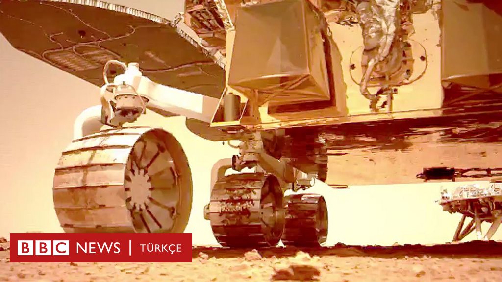 China shared images of the spacecraft Zhurong, which it sent to Mars