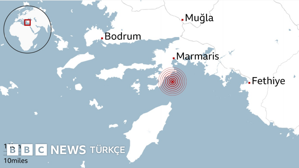 Marmaris açıklarında 5,8, Datça açıklarında 5,0 büyüklüğünde deprem