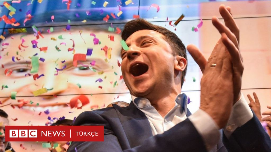 Komedyen Vladimir Zelenskiy, Ukrayna Devlet Başkanı seçildi