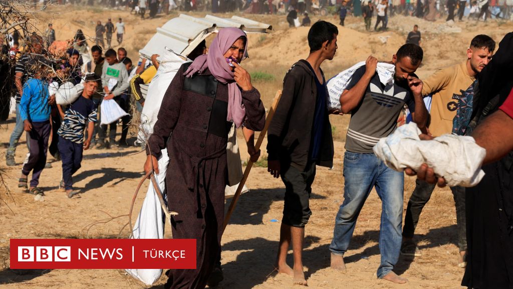 Gazze'de gıda dağıtım merkezinde izdiham yaşandı, iki kişi yaşamını yitirdi