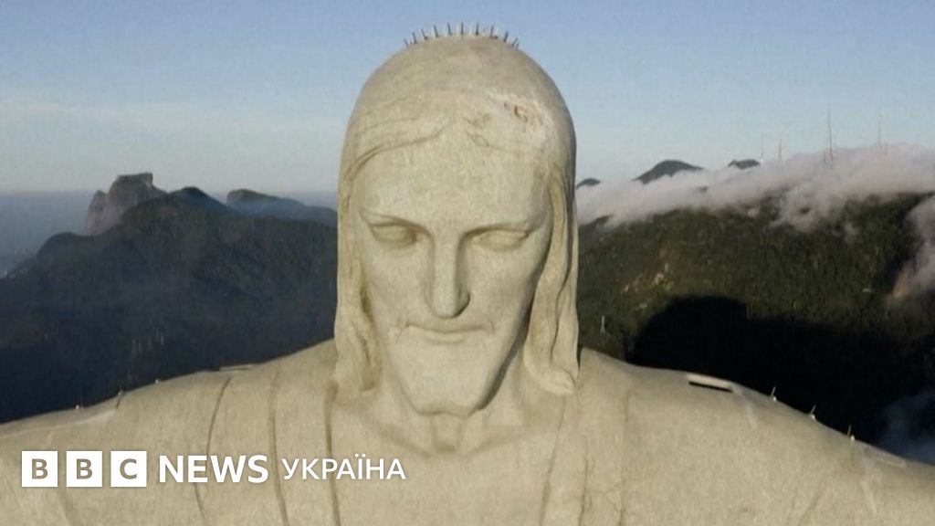 Як ремонтують статую Христа-Спасителя у Ріо - BBC News Україна