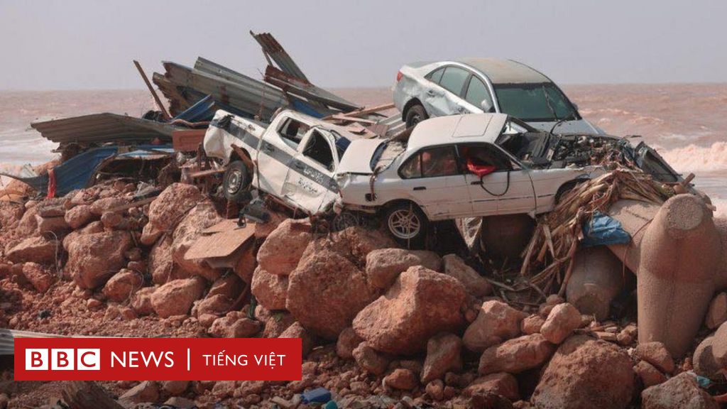 Vỡ hai đập lớn sau bão, 20.000 người có thể đã thiệt mạng ở Libya BBC