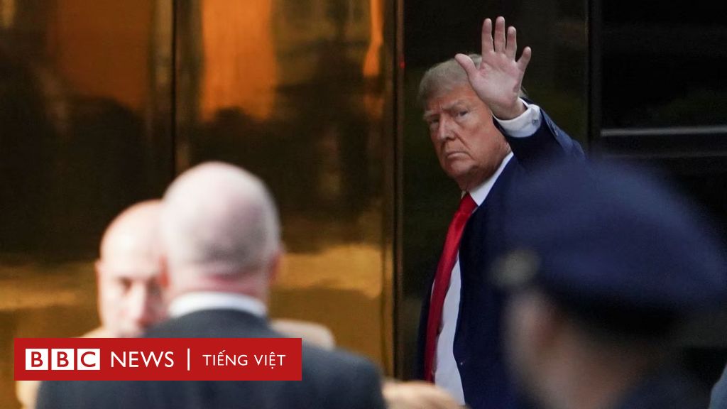 Cựu Tổng Thống Donald Trump đến New York Trước Phiên Tòa Hình Sự Bbc News Tiếng Việt 9445