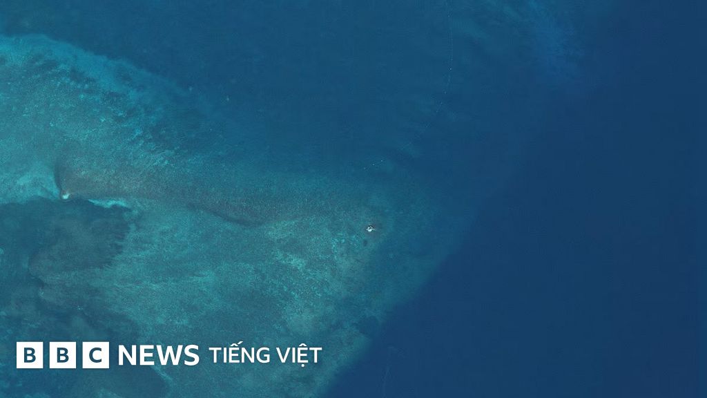 Ảnh vệ tinh cho thấy 'cấu trúc khả nghi' tại đảo san hô đang tranh chấp ở Biển Đông