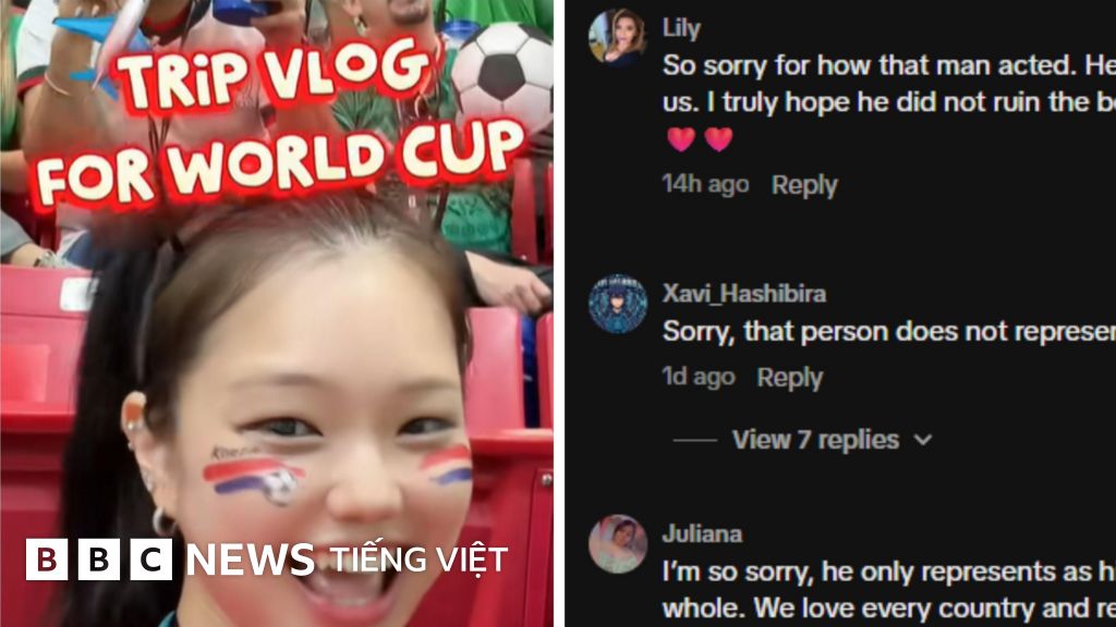Người đàn ông xin lỗi vì hành động phân biệt chủng tộc với cô gái Hàn Quốc tại World Cup