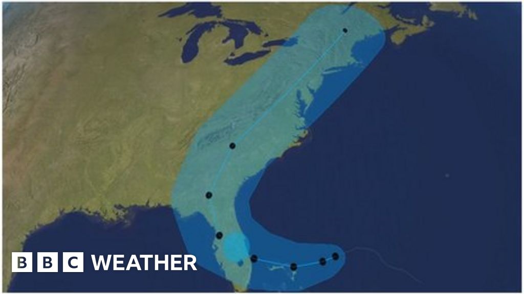 Storm Nicole Heads Towards Florida Bbc Weather