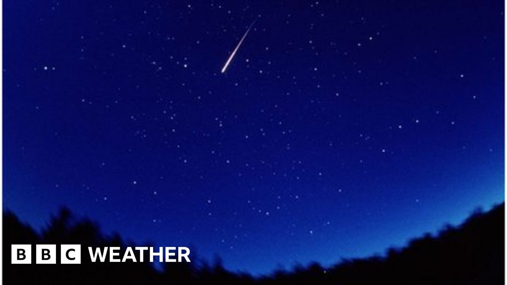 Geminids Meteor shower BBC Weather