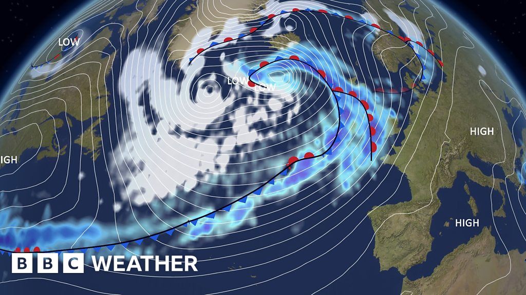 Amber warnings issued for Storm Dennis BBC Weather