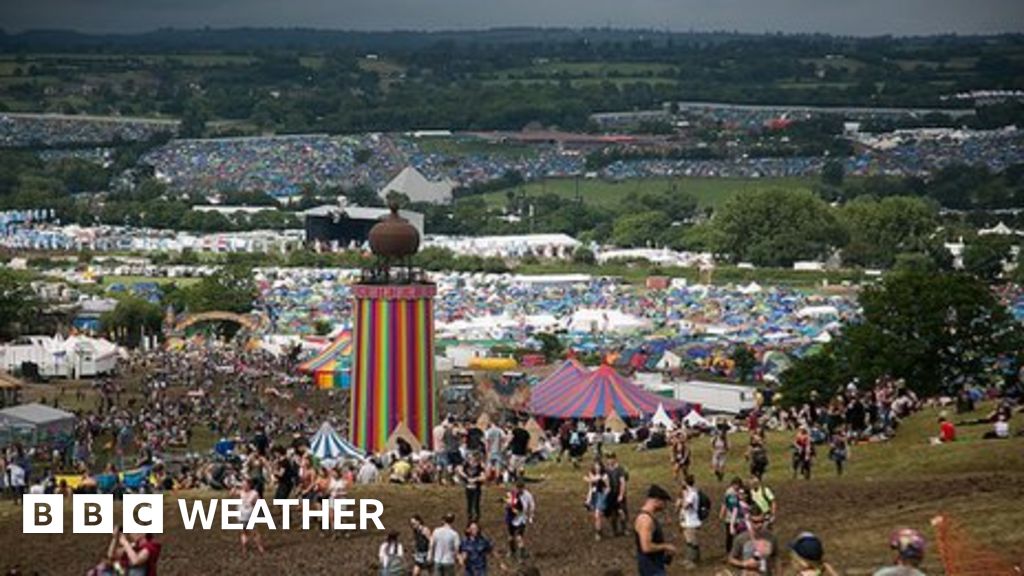 Glastonbury The latest weather forecast BBC Weather