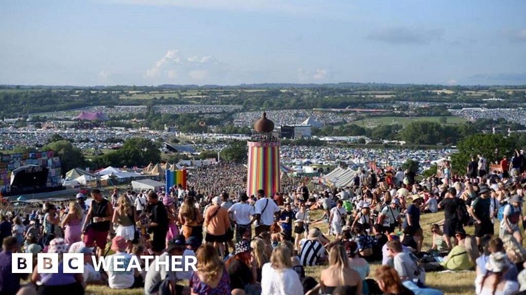 Glastonbury weather the 60 second forecast BBC Weather