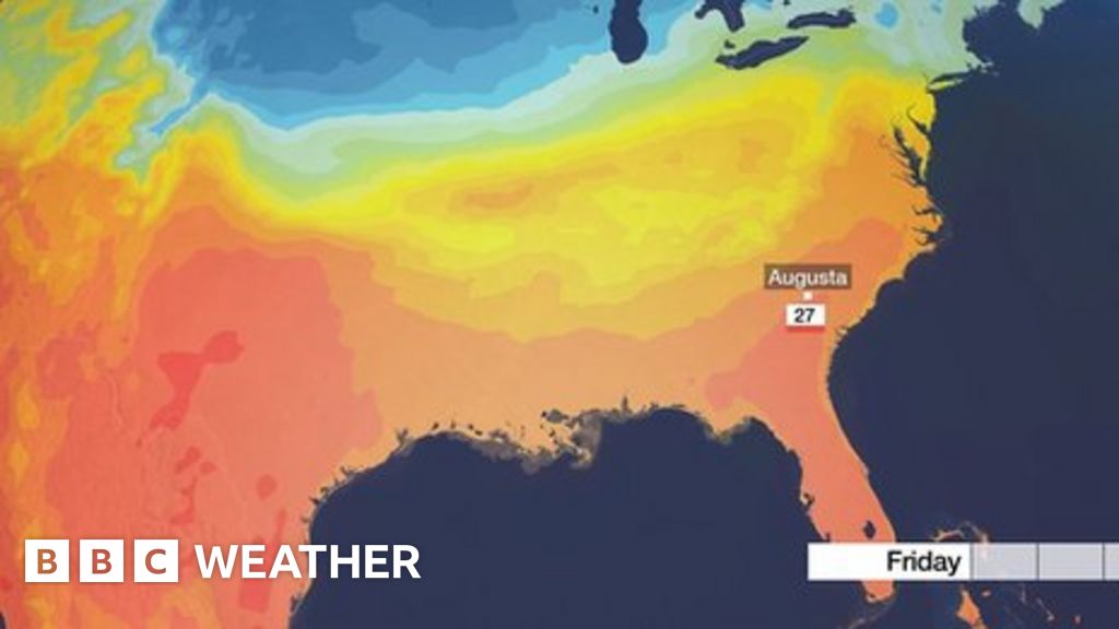 US Masters forecast BBC Weather