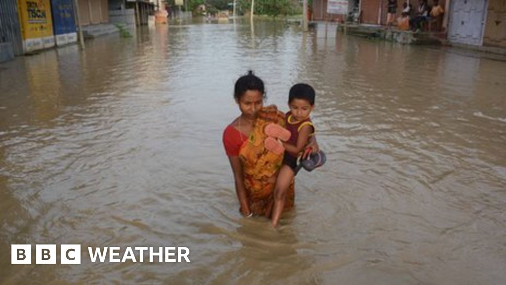 Monsoon Floods Hit South Asia - BBC Weather