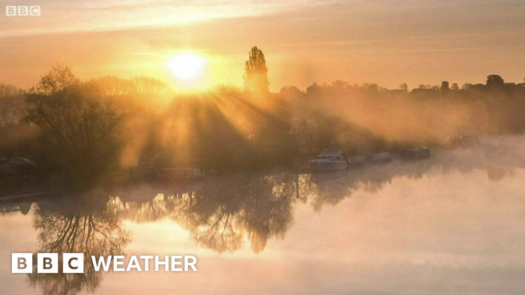Misty mornings and foggy days bring a feel of cooler days ahead BBC