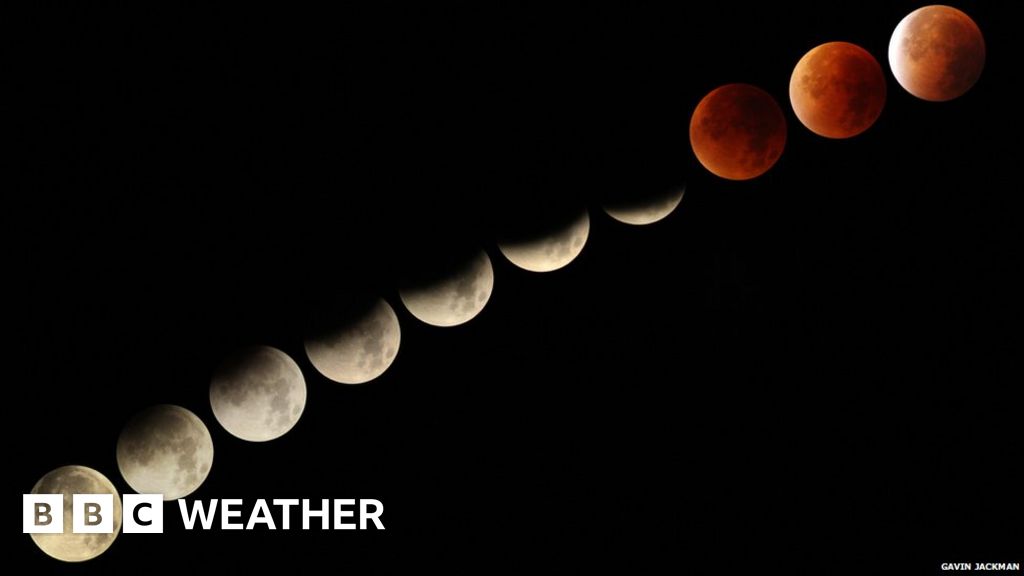Supermoon eclipse 2015 BBC Weather