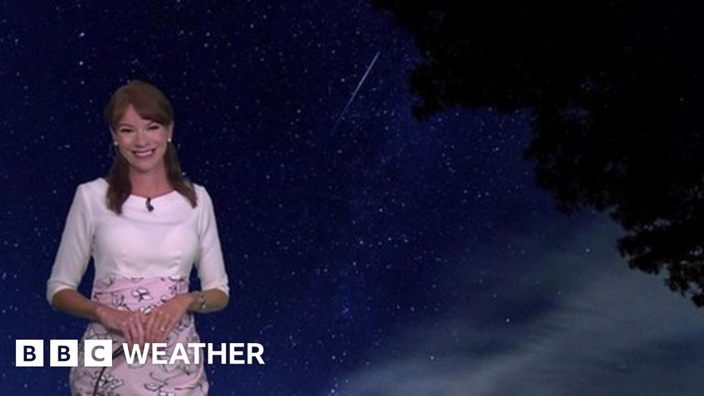 Perseid meteor shower forecast BBC Weather