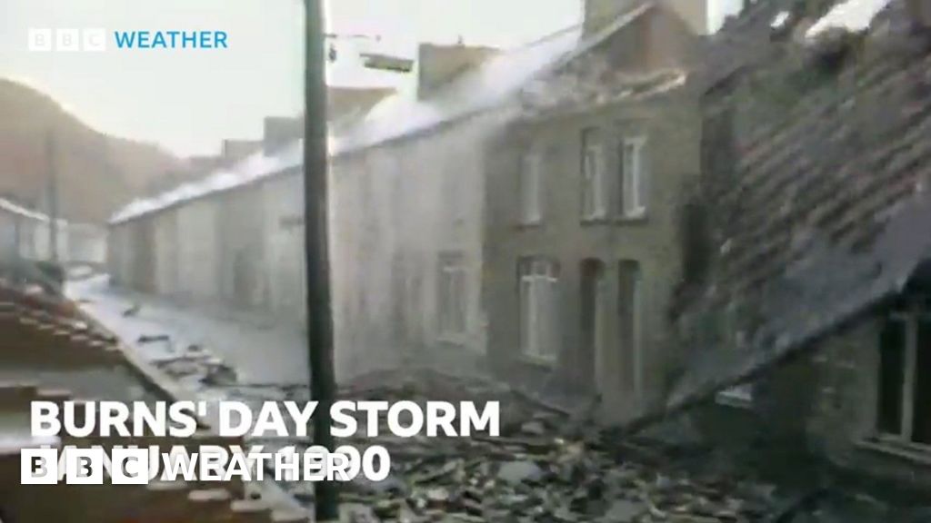 The Burns' Day storm that killed 47 in the UK - BBC Weather