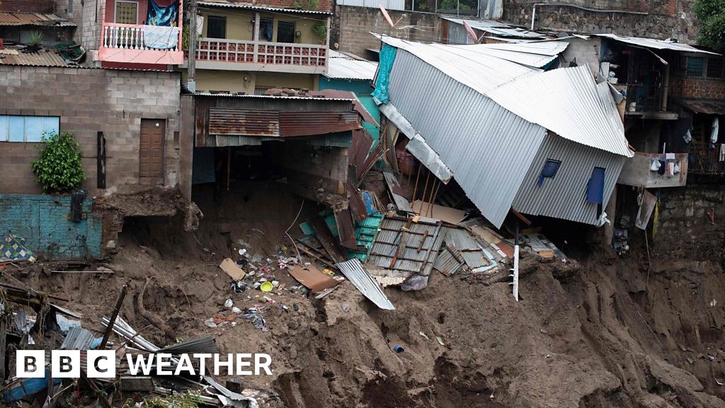 Storm Amanda Brings Flooding Across Central America - BBC Weather