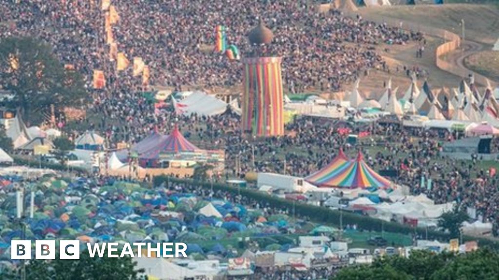 Glastonbury The latest weather forecast BBC Weather