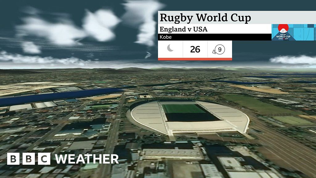 Rugby World Cup forecast BBC Weather