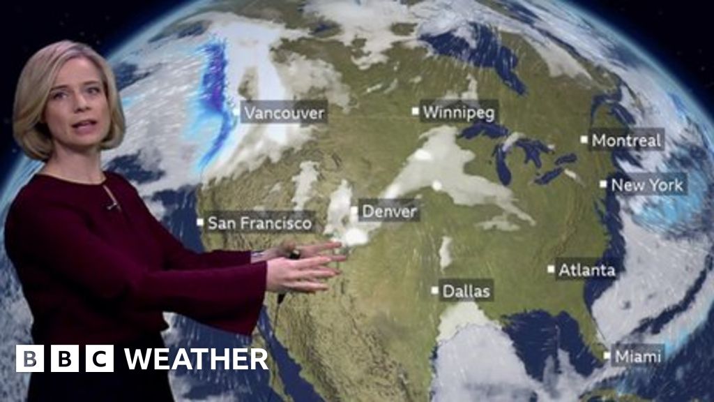 Extreme Cold Causes Misery Across The USA - BBC Weather